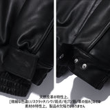 ラムレザー2wayフードジャンパー