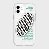 CHECKER TEXT SET-GREEN(JELLY) (6669179879542)