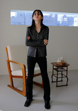 ブラックティーブラッシュブーツカットデニム/no.2263 Black Tee Brushed Bootcut Denim [ M/L Size]