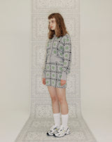 GRANNY SQUARE KNIT MINI SKIRT LIGHT GRAY (6691439050870)