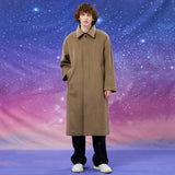 バルマカンオーバーフィットウールコート / Balmacaan overfit wool coat