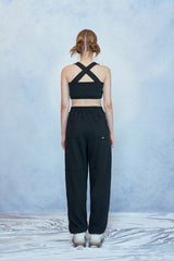 HIDE Cutting Sweat Pants (Black) (6570991648886)