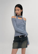 [MADE] Guerlain SET-Off Shoulder Muffler
