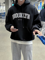 オーバーサイズブルックリンフーディ / Oversized-fit Brooklyn Hoodie (3 colors)