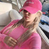 CORDUROY BALLCAP (PINK) (6554806485110)