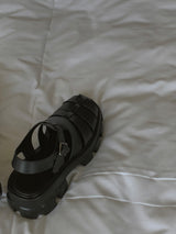 ASCLO Rubber Black Sandals