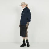 FLEECE COLLAR HALF ZIP CREW_navy (6640102834294)