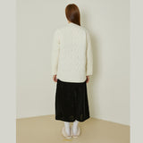 クラウドキルティングジャケット / Cloud quilting jacket (ivory)