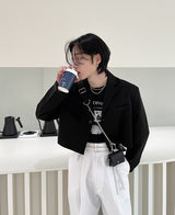 [自主製作] [Restock] ファインダークロップブレザー (2 color)