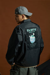 アースラブナイロンコーチジャケット / EARTH LOVE / NYLON COACH JACKET