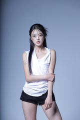 04.DRAPE DRESS TOP WHITE