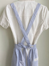 Candy Stripe Apron Embroidered Apron