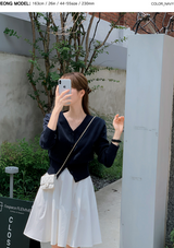 Basic V-neck Knit Cardigan (11color)