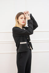 ラウンドネックカーディガン/round neck cardigan