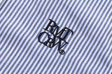 ウーマンズバルーンストライプシャツ / WOMANS BALLOON STRIPE SHIRT_BLUE