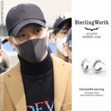 キャットクロウ65シルバーフープイヤリング / Catclaw 65 silver hoop earring (4593030004854)