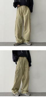 カルペストリングナイロンワイドカーゴパンツ / Carpe String Nylon Wide Cargo Pants