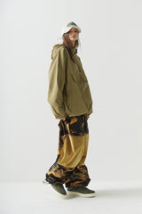 ウェーブベルベットスーパーワイドボックスパンツ / BSR2223FWPT015 ZGZG WAVE VELVET SUPER WIDE BOX PANTS GOLD