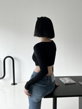 ホットクロップロングスリーブTシャツ/Hot Crop Long Sleeve T-shirt (4color)
