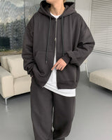 90'sキューブラムナッピング2WAYフードジップアップ / 90's Cube Lamb Napping Two-Way Hood Zip-Up (5 colors)