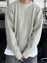 lose loosefit pattern knit