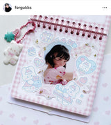 Heart pocket ♡ twin ring notebook