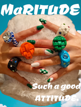 バッファローリング / BUFFALO RINGS (GREEN)