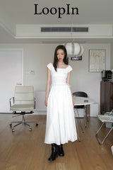イソップスリーブレスロングドレス / Aesop sleeveless long dress