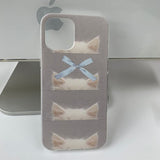 Peep Ribbon Cat Phone Case