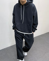 ウェイブウォッシングコットンフードTシャツ/TN Wave Washing Cotton Hooded T-Shirt (3 colors)