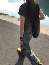 アコーディオンツーウェイカーゴパンツ