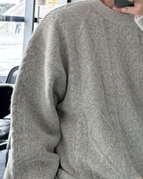 lose loosefit pattern knit