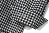 ギンガムチェックシャツS101/Gingham Check shirt S101 Black