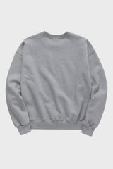 ベーシックラインロゴスウェットシャツ・グレー［ユニセックス］/ Basic Line Logo Unisex Gray Sweat Shirt