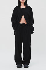 Oriental Rope Wide Trousers (2color)
