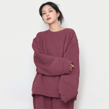 ウールオーバーピーチスウェットシャツ / wool over peach sweatshirt