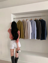 [7color] Paris Pintuck Loose Fit Shirt