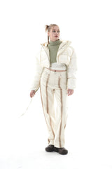 リバーシブルクロップドジャンパー/REVESIBLE CROPPED JUMPER