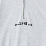 アノラックスウェット/ANORAK SWEAT SHIRT-WHITE MELANGE