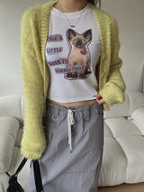 キャッツスリムTシャツ / Cats Slim T-shirt (3color)
