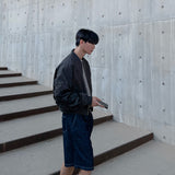 オンジェリーデニムワンタックハーフパンツ / On Jerry Denim One Tuck Half Pants