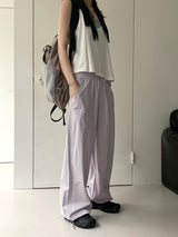 Mencia Crisp Incision Wide Two-Way Jogger Pants