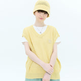 メッシュニットベスト / Mesh knit vest