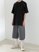 Capri wide string pants