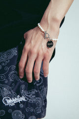 ロゴパールブレスレット / LOGO PEARL BRACELET