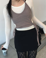 Side halter top