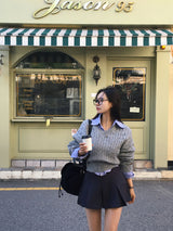 [Included underpants] Like short pleats skirt pants & skirt