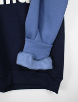 フットボールカラーマッチングスウェットシャツ/Football Color Matching Sweatshirt (2color)