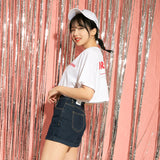 オリジナルクロップTシャツ / TOP(8610) original crop t