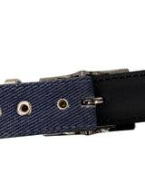 Fish tail belt _Indigo blue